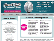 Tablet Screenshot of aplusperfectair.com